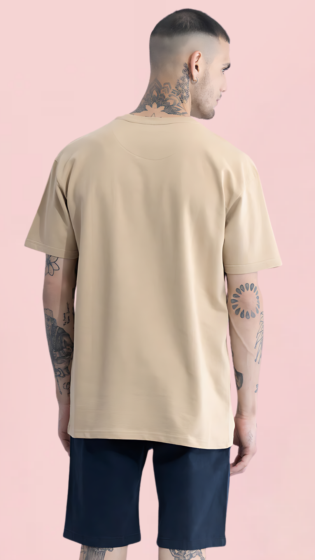 Tequila Beige Oversized Tshirt