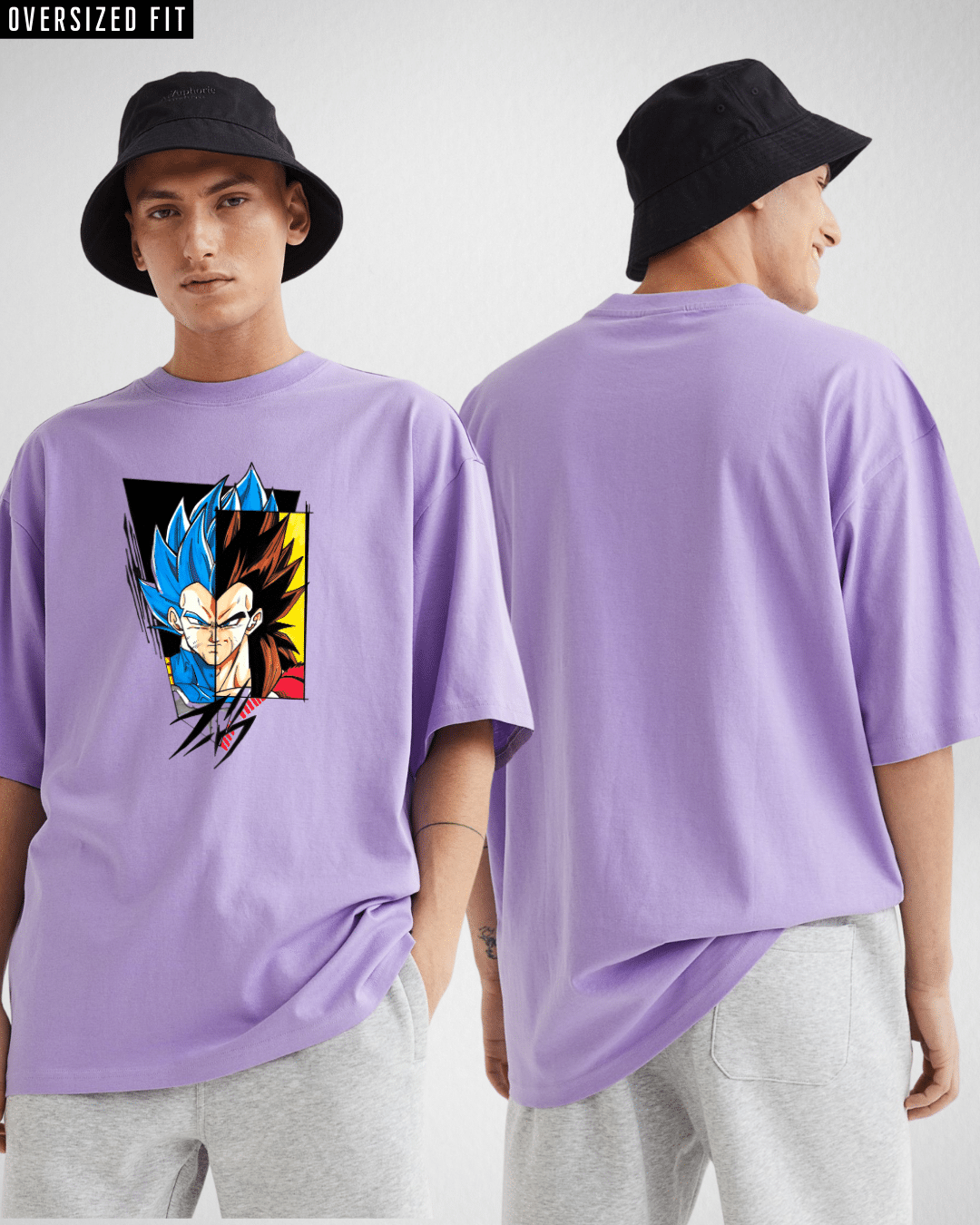 DBZ Lavender Oversized Tshirt