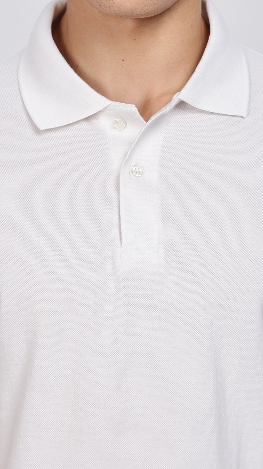 Classic White Polo T-shirt