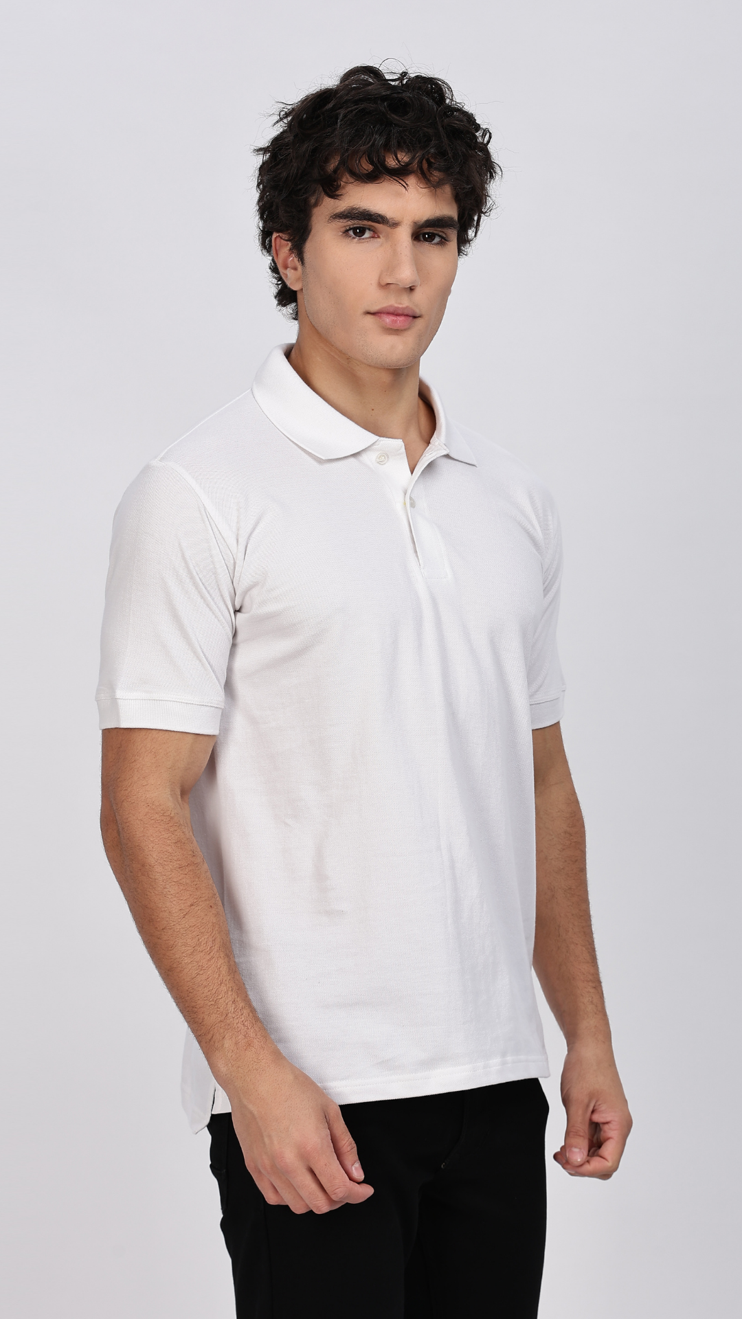 Classic White Polo T-shirt