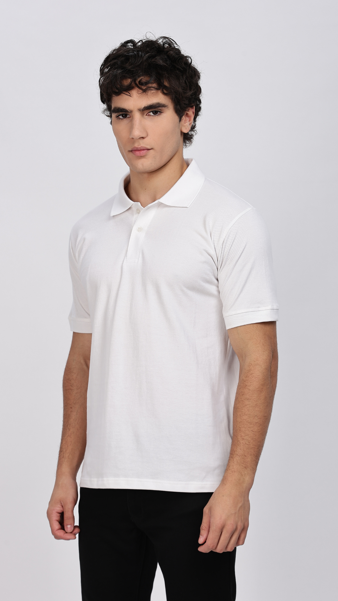 Classic White Polo T-shirt