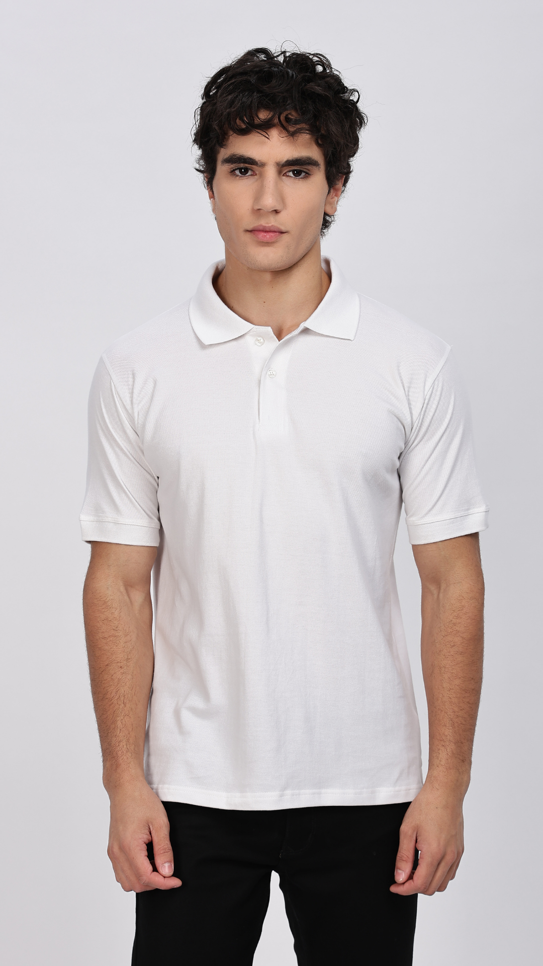 Classic White Polo T-shirt