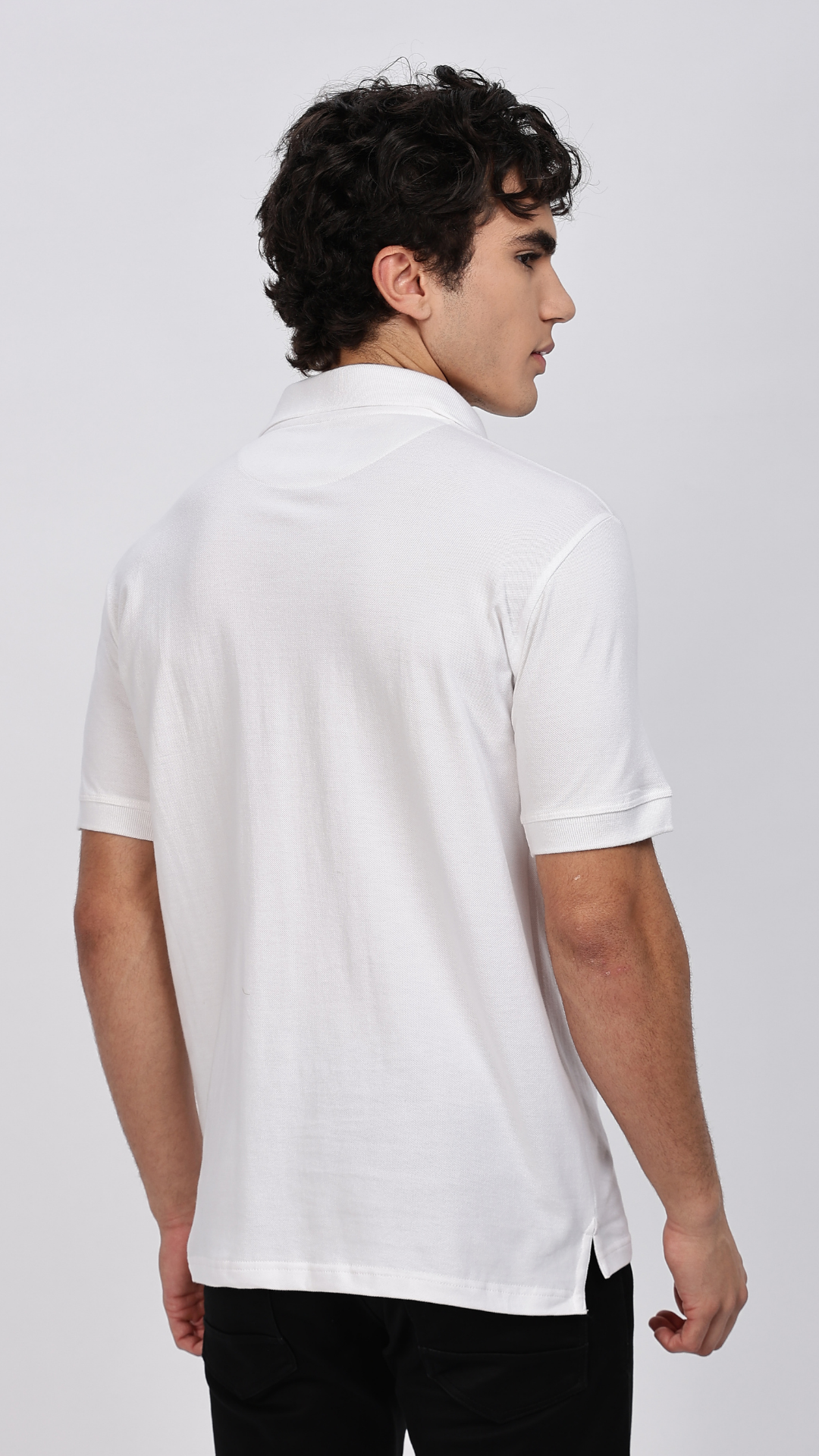 Classic White Polo T-shirt