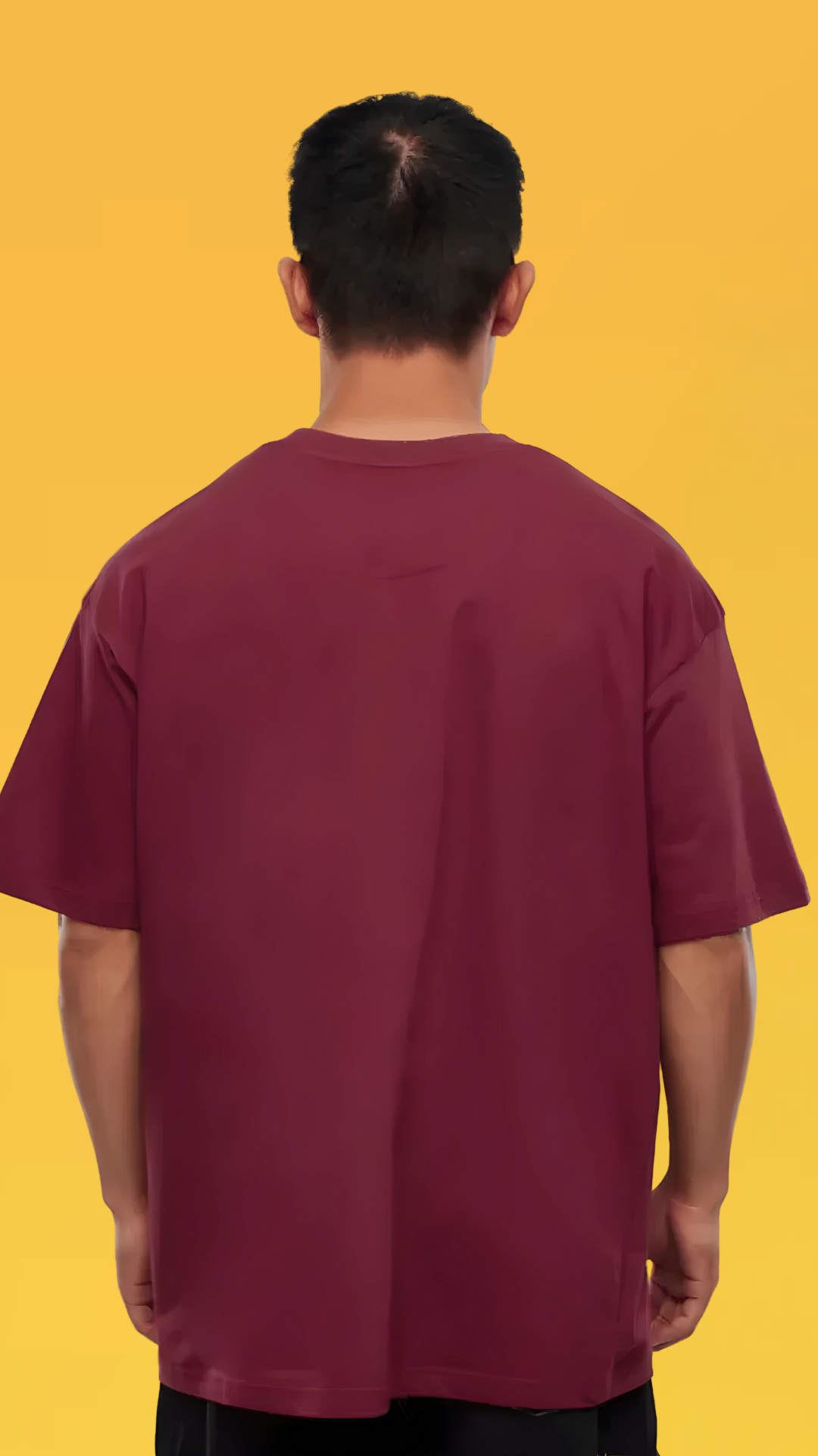 So Cool Maroon Oversized Tshirt