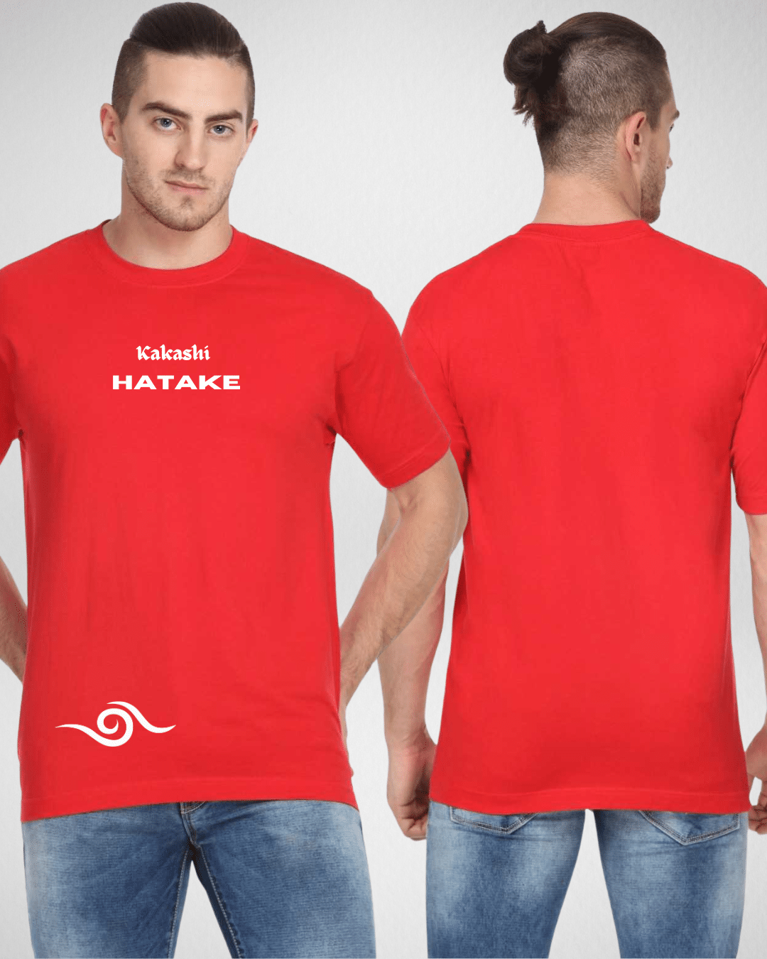 Kakashi Hatake Red Round Neck Tshirt