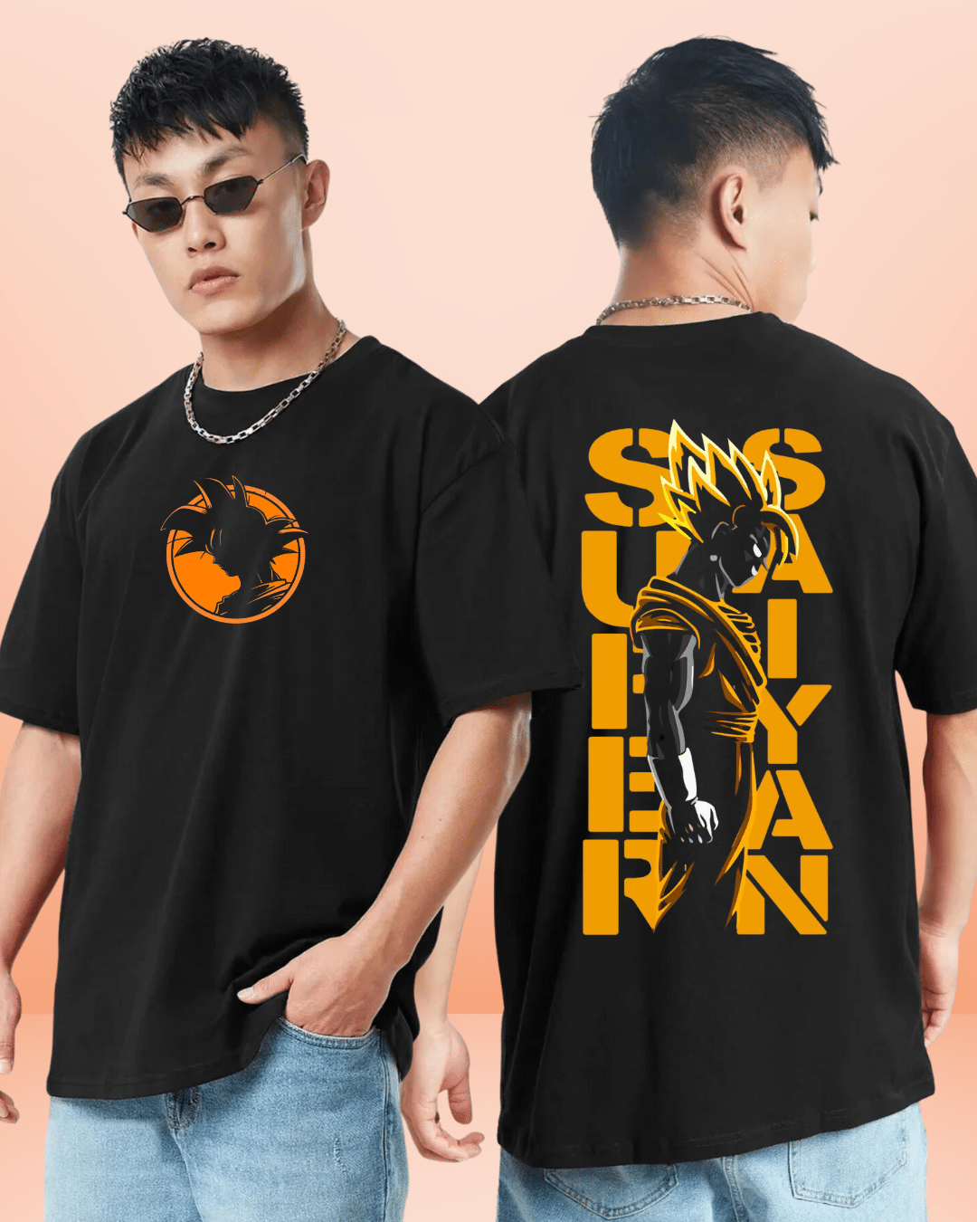 super saiyan Dragon Ball z Oversized Tshirt