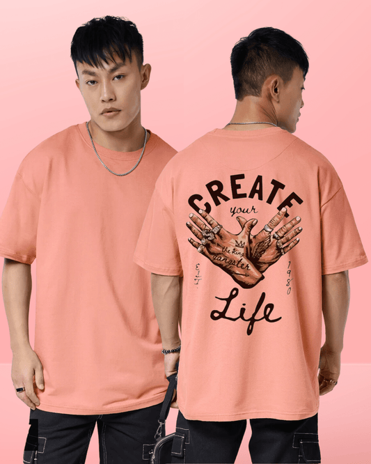 Create your Life Oversized Tshirt