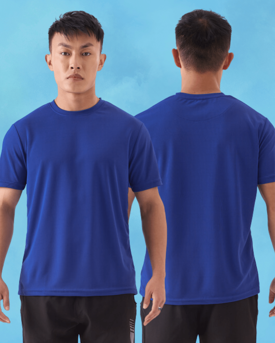 Royal Blue Tshirt Round Neck