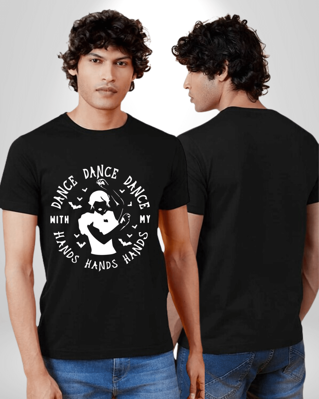Wednesday Dance Black Round Neck Tshirt