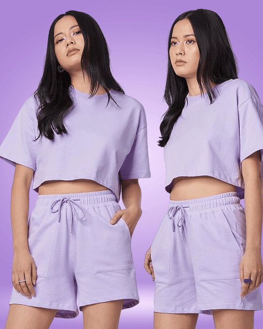 Lavender Crop Top