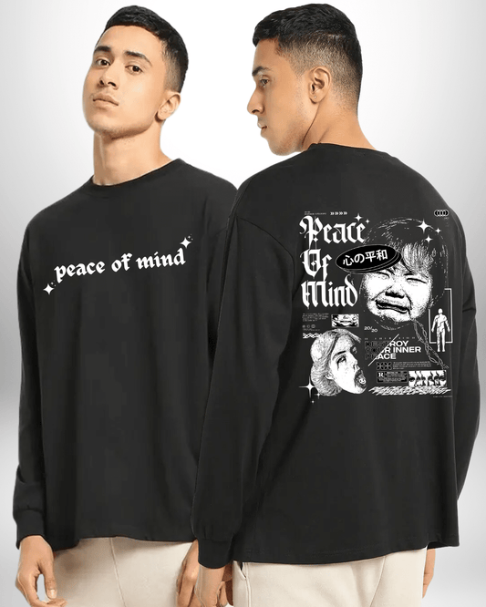 Peace of Mind Black Sweatshirt