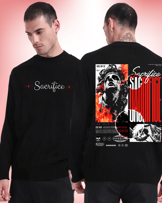 Sacrifice Black Sweatshirt