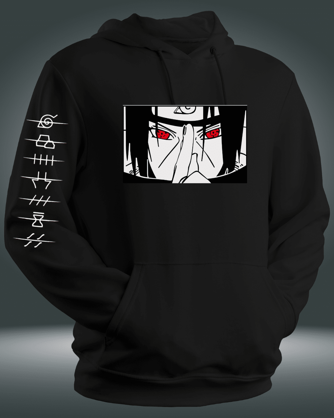 Itachi eyes Black Hoodie