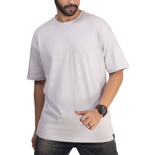 Plain Ash Oversized Tshirt